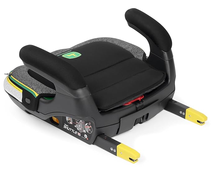 Peg Perego Viaggio Shuttle - Booster Car Seat - for Children from 40 to 120 lbs - Made in Italy - John Deere (Black & Green)