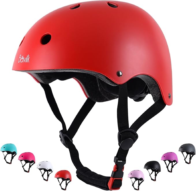 Kids Bike Helmet,Boys Girls Helmet Multi-Sport Helmet for Skateboard Roller Inline Skating Bicycle Scooter 3 Sizes