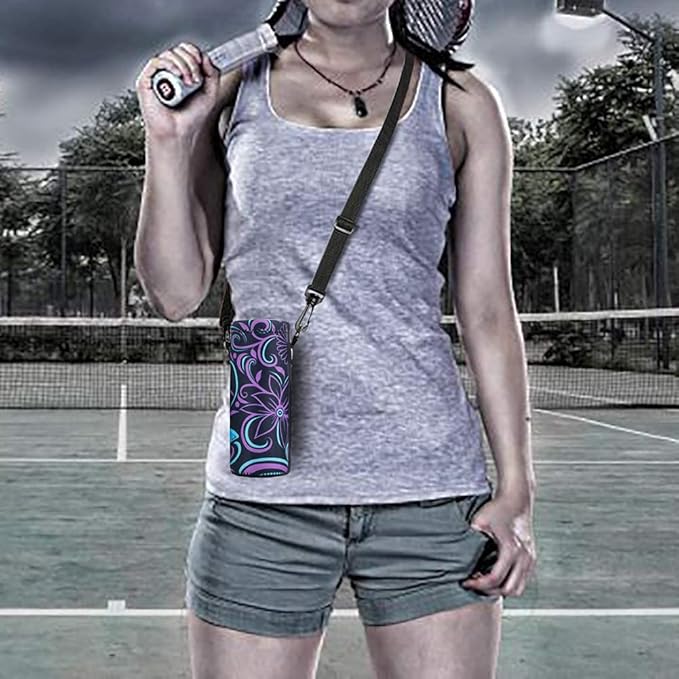 AUPET Water Bottle Bag Carrier,24oz/32oz Insulated Neoprene bottle Sling Holder Case Pouch Cover for 1000ML/750ML Bottles with Shoulder Strap for walking