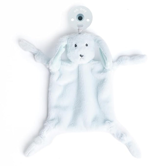 Pacifier Holder with Detachable Pacifier by Bella Tunno, Soft Animal Lovey Snuggle Toy Attaches to Teethers, Baby Gift for Newborn Boys and Girls, Babies 0+ Months, Dog