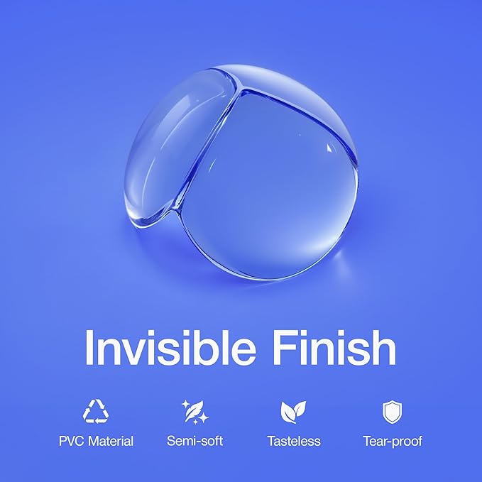 UXU Corner Protector for Baby, Guards - Furniture Corner & Edge Safety Bumpers - Baby Proof & Cushion to Cover Sharp Furniture & Table Edges - Clear and Transparent - (Pack of 18)