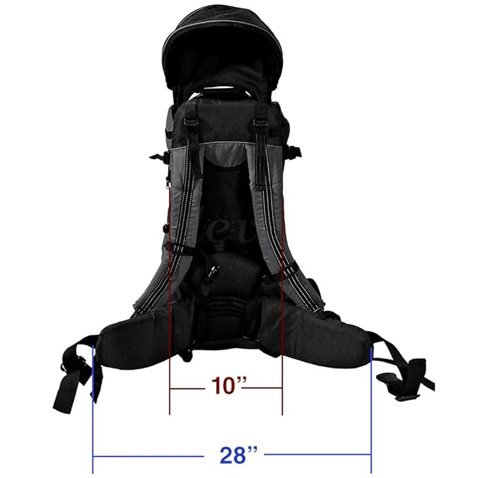 ClevrPlus Deluxe Adjustable Baby Carrier Outdoor Hiking Child Backpack Camping