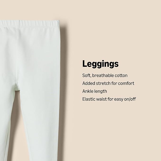 Amazon Essentials x Sofia Grainge Unisex Toddlers and Babies' Legging, Pack of 3