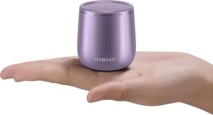 INSMY C17-MAX, Waterproof Small Bluetooth Speaker, Rich Audio, Pairing, Portable, Handheld, Purple