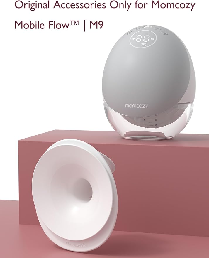 Momcozy Original Replacement Accessories for Upgraded Mobile Flow | Upgraded M9,Original Upgraded M9 Breastfeeding Parts,27mm Flange,1 Pack