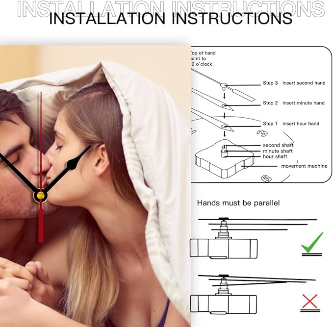 Generic Custom Clocks for Walls Personalized Clocks with Photo Text Logo That PVC Customized Round Silent Clock for Living Room Creative, 12inch-30cm