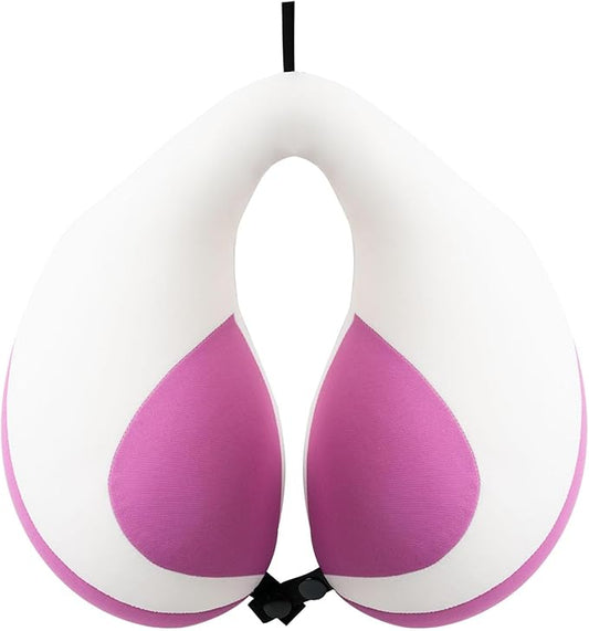 MOOB Travel Pillow for Kids, Traveling Gifts for Toddler & Children U-Shape Car Seat Head Travel Neck Pillow, Neck Pillow for Car Headrest Purple