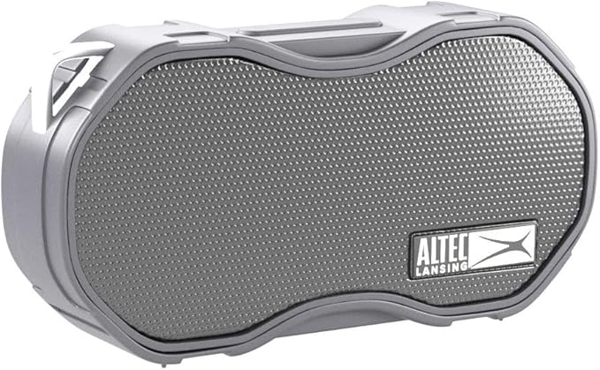Altec Lansing Baby Boom XL - Waterproof Bluetooth Speaker, Wireless & Portable for Travel & Outdoor Use, Deep Bass & Loud Sound, 1 Pack, Black