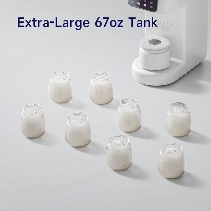 PureMix Baby Formula Dispenser - Formula Maker - Automatic Powder Blending with Accurate Temperature Control, Compatible with Most Formula Brands and Bottle Sizes