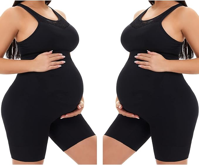 Seamless Maternity Shapewear, Prevent Thigh Chaffing, Pregnancy Belly Support, S-5XL