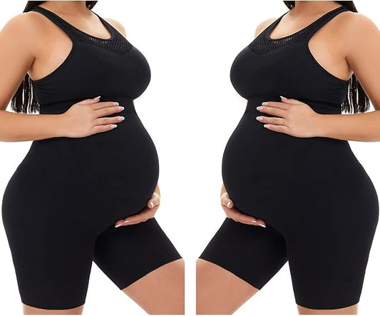 Seamless Maternity Shapewear, Prevent Thigh Chaffing, Pregnancy Belly Support, S-5XL