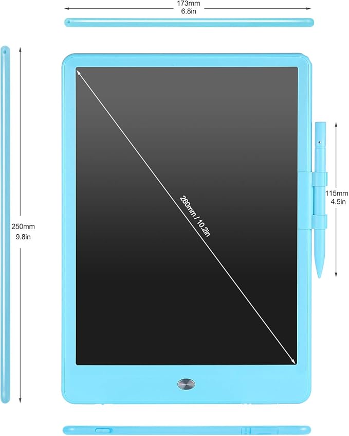LCD Writing Tablet Drawing Tablets for Kids 10Inch with Protect Bag,LEYAOYAO Colorful Screen Drawing Board Doodle Scribbler Pad Learning Educational Toy - Gift for 3-6 Years Old Boy Girl (Blue)