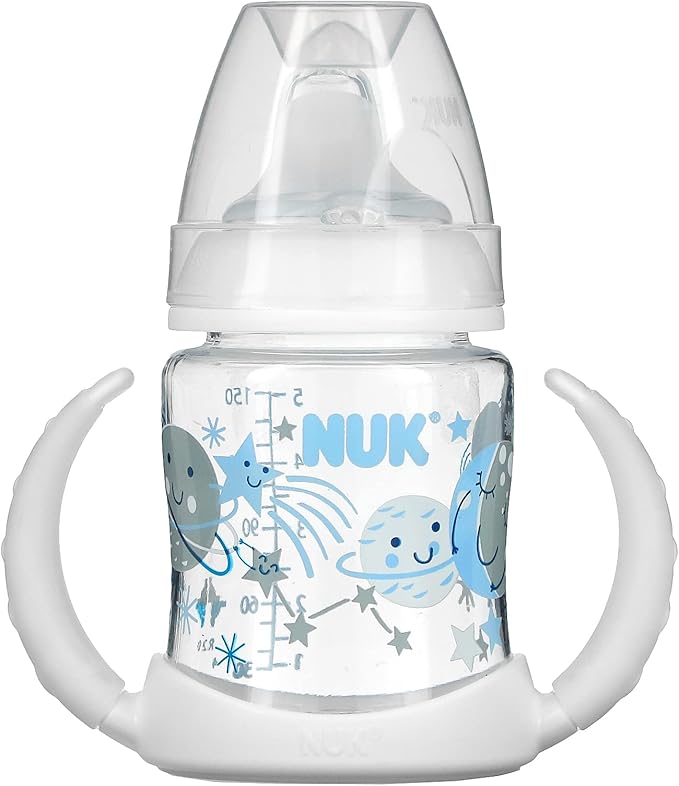 NUK Learner Cup, 5 oz, 1 Pack, 6+ Months – BPA Free, Spill Proof Sippy Cup