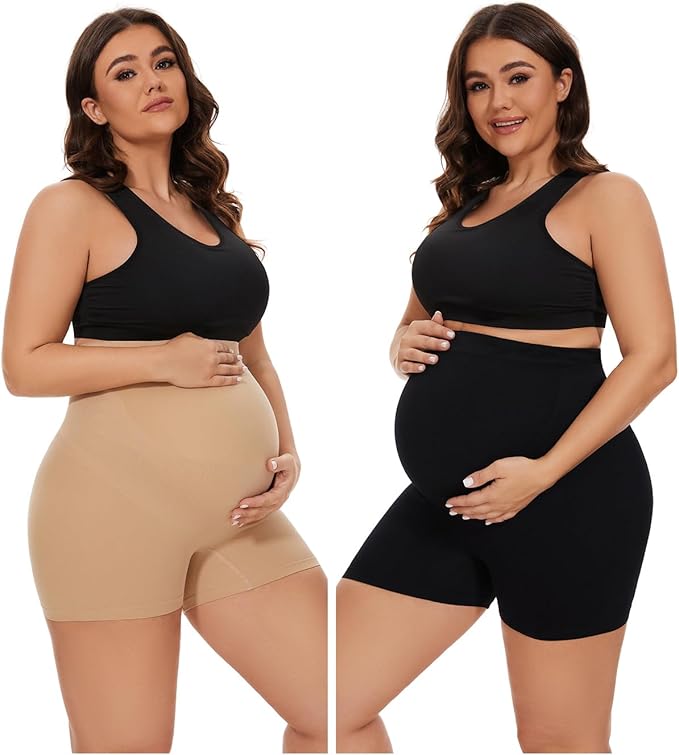Seamless Maternity Shapewear, Belly Support Pregnancy Underwear for Maternity Photography and Baby Shower Dresses