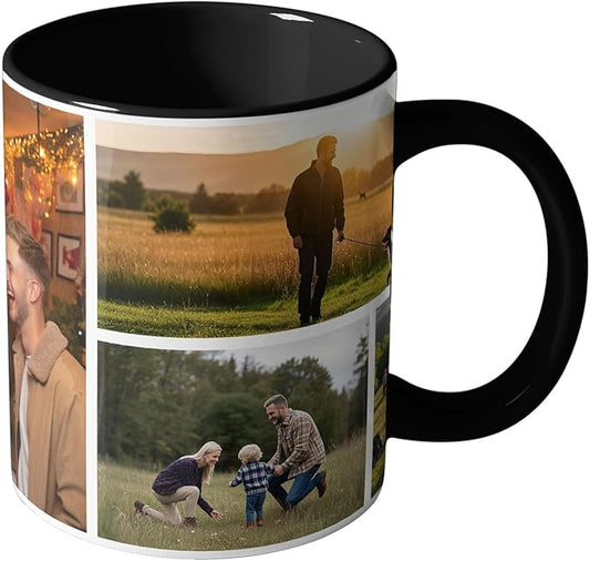 Custom Mug, Customized Photo Coffee Mug Personalized 11 Oz Ceramic Mug with Photo, Taza Personalizadas for Men Women Family