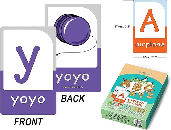 Creanoso US Schools and Learning Flash Cards Series (2-Deck)