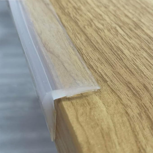 Edge Protector 100% Silicone, Baby Proofing Corners Clear Guards, Pre-Tape Adhesive Soft for Kids Safety, Child Table Cabinets Furniture Bumper (4/5x4/5 in, 6 FT)