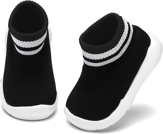 Engtoy Baby Shoes & Socks - Non-Slip Breathable Slippers with Soft Rubber Sole - Baby Boys & Girls Slip On Sneakers