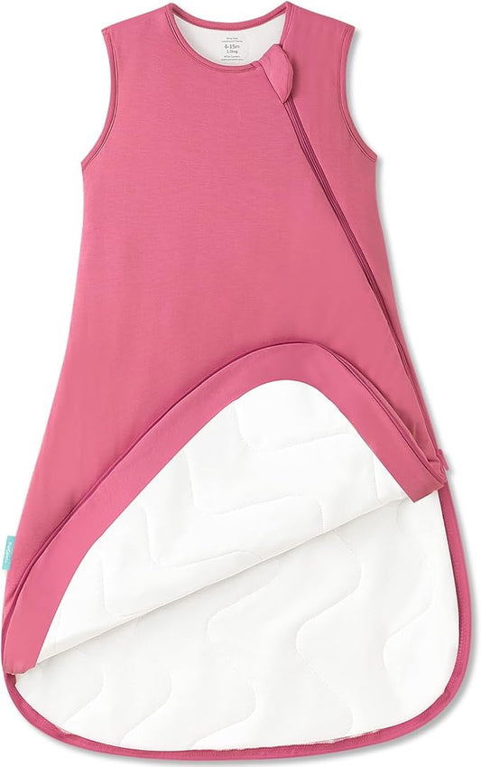 Supersoft Sleep Sack 1.0 TOG, Premium Bamboo Viscose Baby Sleeping Bag 2-Way Zipper Sleep Sack Baby Wearable Blanket