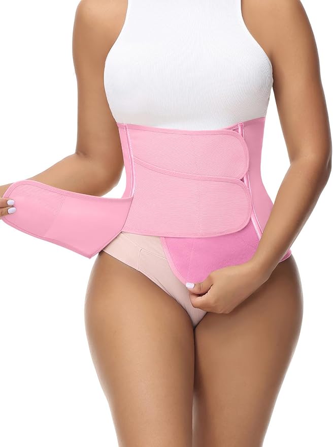 SHAPSHE Waist Trainer for Women Postpartum Recovery Wrap Waist Cincher Corset Shapewear Belly Band