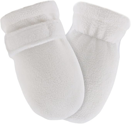 Zsedrut No Scratch Baby Mittens Toddler Infant Fleece Lined Gloves Winter Warm Mitten for Baby Boys Girls