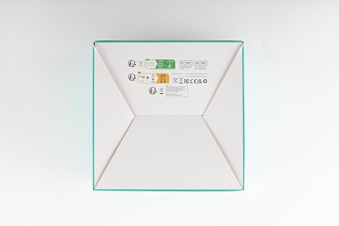 BOIFUN 2K WiFi Baby Monitor with Camera and Audio,Smartphone APP, Colorful Night Light, Smart AI Motion & Sound & Humidity & Temperature Detection, Auto Tracking,5-Inch Monitor Control, Night Vision