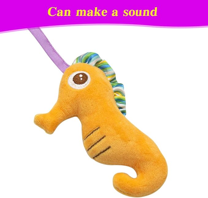 Caterbee Travel Arch Bassinet Toys for Baby Hanging on Stroller, Crib & Pram. Activity Toy bar for Baby Bouncer(Purle)