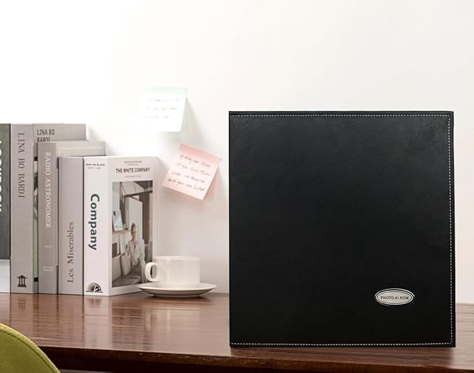 Self-Adhesive Photo Album, Dust-free, glue free and waterproof Scrapbook Album, Family album, Leather Cover, Hand Made DIY Albums Holds 3x5, 4x6, 5x7, 6x8,8x10 photos