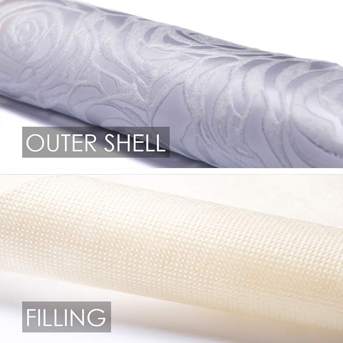 PRANDOM Larger Collapsible Storage Box with Lid [1-Pack] Fabric Decorative Storage Bin Cube Organizer Container Basket with Cover Handles for Bedroom Closet Living Room Gray 17.7x11.8x11.8 Inch