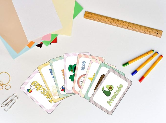 Creanoso US Schools and Learning Flash Cards Series (2-Deck)