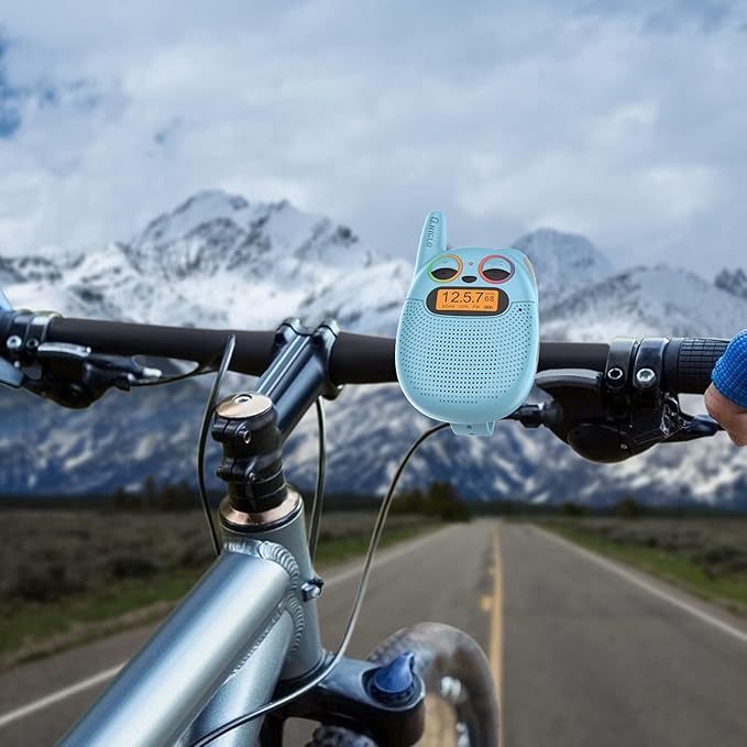 Qniglo Walkie Talkies for Kids Rechargeable, Christmas Birthday Gifts for Boys Girls Age 3-12, Kids Walkie Talkies with FM Radio for Adventure Game Camping Toys for 5 6 7 8 9 10 Year Old Teens Boy