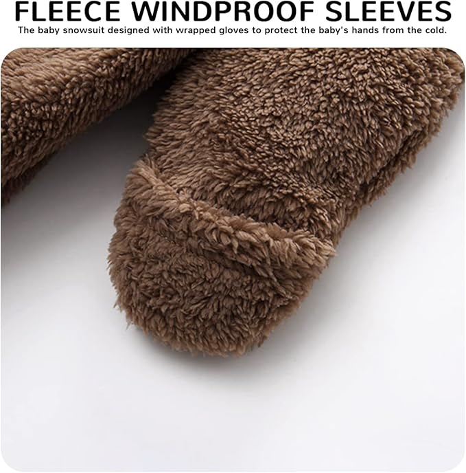 Baby Boy Girl Snowsuit Winter Warm Clothes Coat Infant Jumpsuit Toddler Outfit