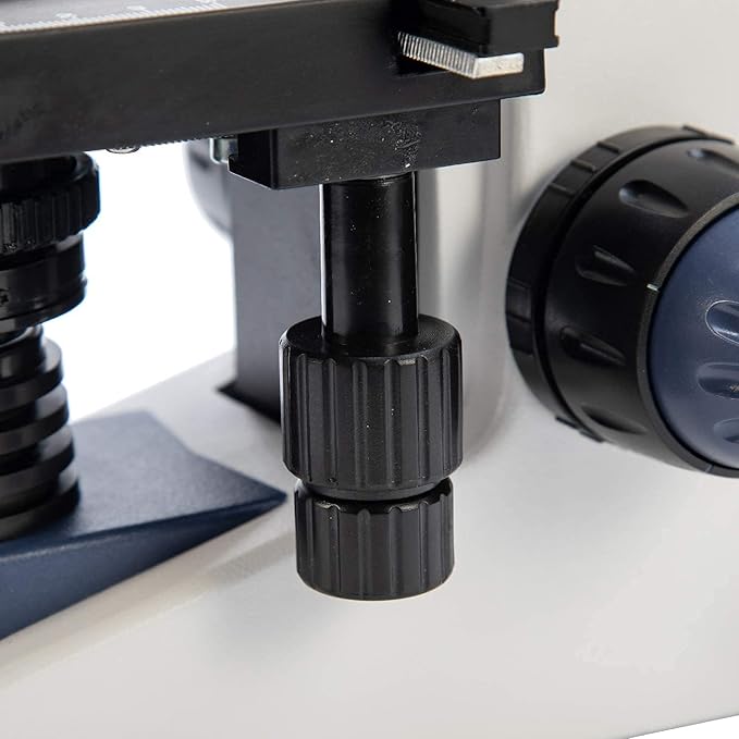 SWIFT SW380B 40X-2500X Magnification, Siedentopf Head, Research-Grade Binocular Compound Lab Microscope with Wide-Field 10X and 25X Eyepieces, Mechanical Stage, Ultra-Precise Focusing