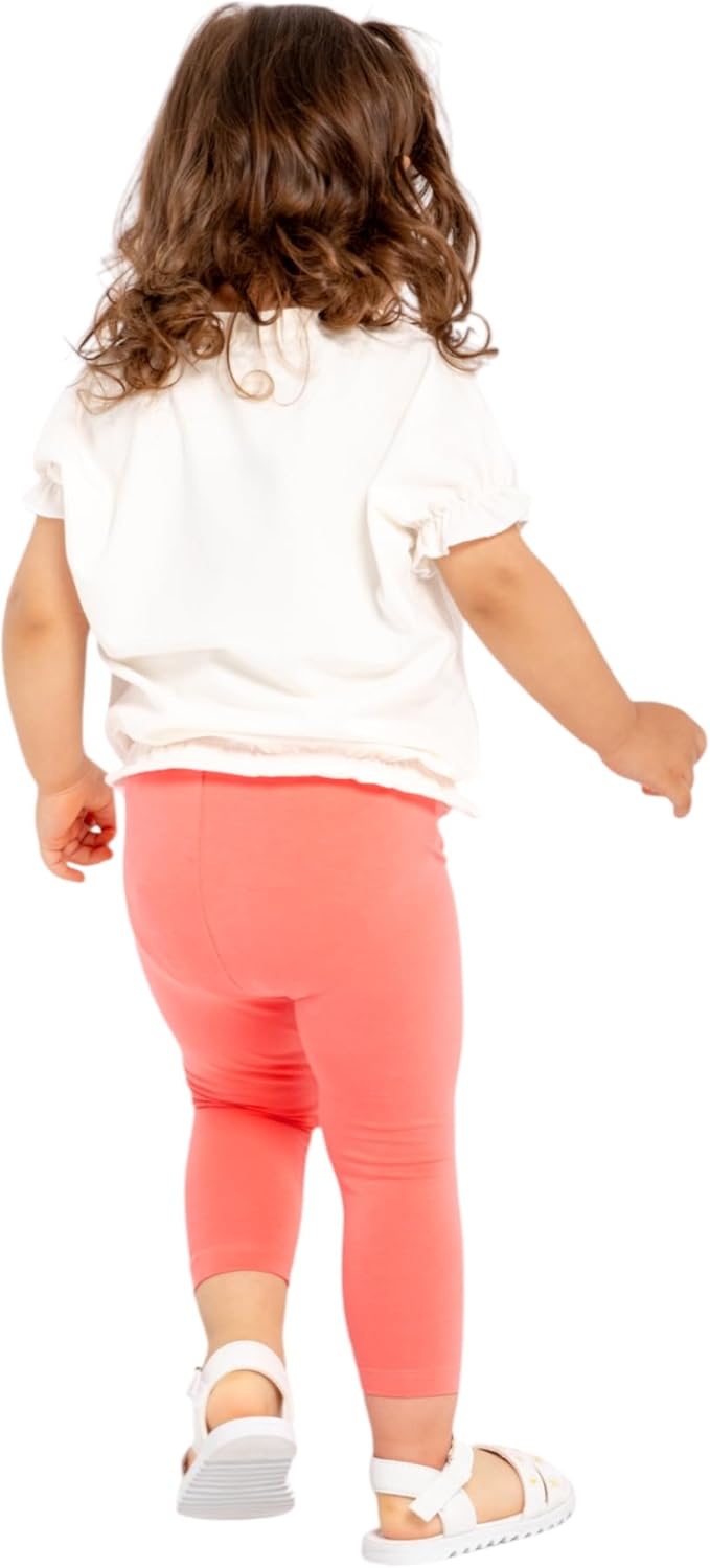 Premium Baby & Toddler Capri Leggings - Soft Cotton Blend, Durable & Perfect for Every Adventure