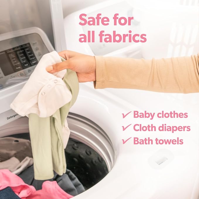 Dreft Baby Gentle Cleansing Fabric Rinse, 48 fl oz, Hypoallergenic, Dermatologist Tested on Sensitive Skin, Odor Remover