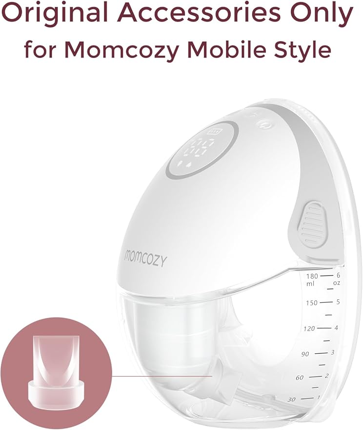 Momcozy Mobile Style | M6 Valves, Original Mobile Style| M6 Breast Pump Replacement Accessories, 4PCS