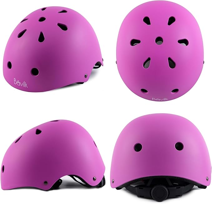 Kids Bike Helmet,Boys Girls Helmet Multi-Sport Helmet for Skateboard Roller Inline Skating Bicycle Scooter 3 Sizes