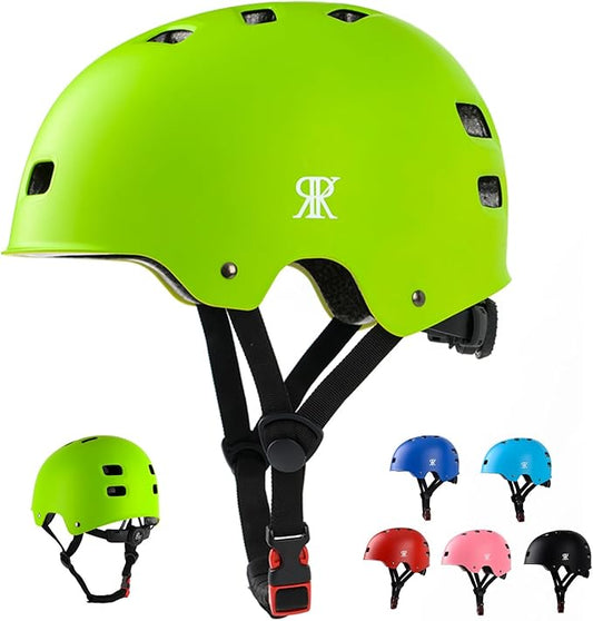 Youth Kids Bike Helmet, Skateboard Bicycle Helmet for Age 5-8-10-12-14 Teen Boys Girls Adjustable and Multi-Sport for Scooter Roller/Inline Skate
