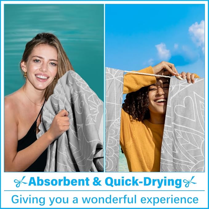 Oversized Turkish Beach Towel Blanket XXL Cotton Sandproof Towels Boho Woven Extra Large Big Sand Free Giant Throw Thick Blankets Huge Quilt XL Picnic Camping Necessities Cloud For Adult Gifts