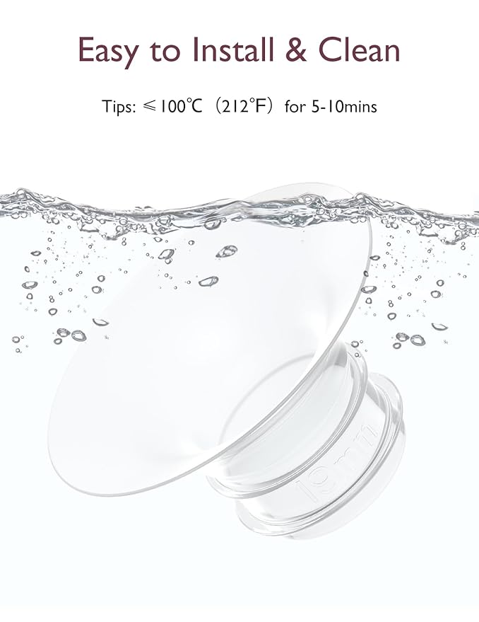 Momcozy Flange Insert 19mm Compatible with Momcozy M5. Original M5 Breast Pump Replacement Accessories, 1PC (19mm)