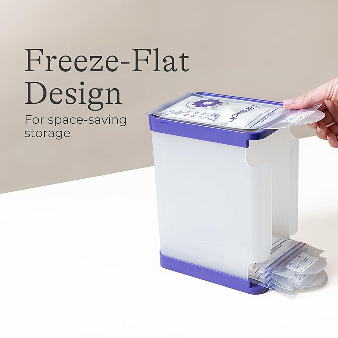 Lansinoh Breastmilk Storage Bags, 150 Count, Baby Essentials, Fast Freeze & Thaw Breast Milk Bags for Baby Bottle Feeding, Superior Strength & Stretch, 6 Ounce