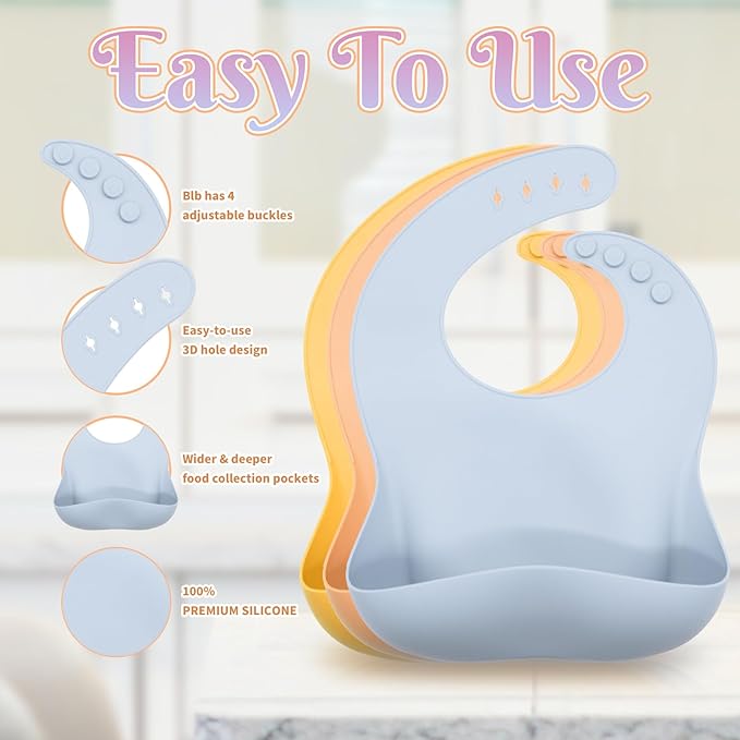 Silicone Baby Feeding Set 21 Pcs, Baby Led Weaning Supplies, Baby Feeding Supplies Set BPA Free, Essentials for Newborn Gift Mixed