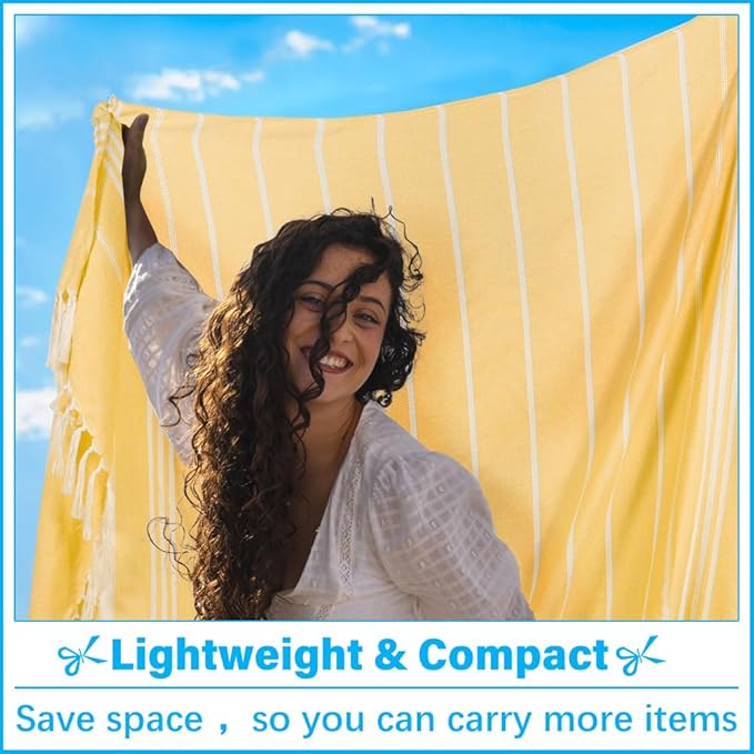 Oversized Turkish Beach Towel Blanket XXL Cotton Sandproof Towels Boho Woven Extra Large Big Sand Free Giant Throw Thick Blankets Huge Quilt XL Picnic Camping Necessities Cloud For Adult Gifts