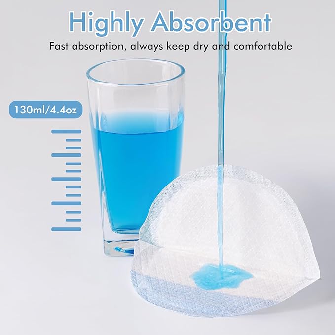 NCVI Super Absorbent Disposable Nursing Pads 180 Count, Stay Dry Breast Pads for Leaking Milk, Soft and Breathable, Leakproof Nipple Pads Individually Wrapped, Breastfeeding Essentials for Moms
