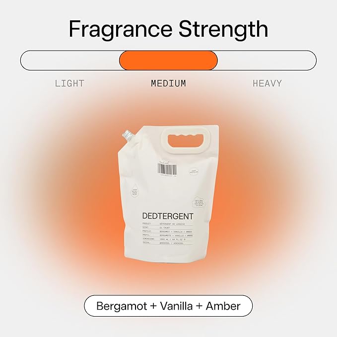 DedCool Liquid Laundry Dedtergent | 01 Taunt | Luxurious Long-Lasting Signature Scent Detergent | Effective Stain Removal | Infused with Natural Essential Oils | Non-Toxic | 120 Washes | 64 fl oz