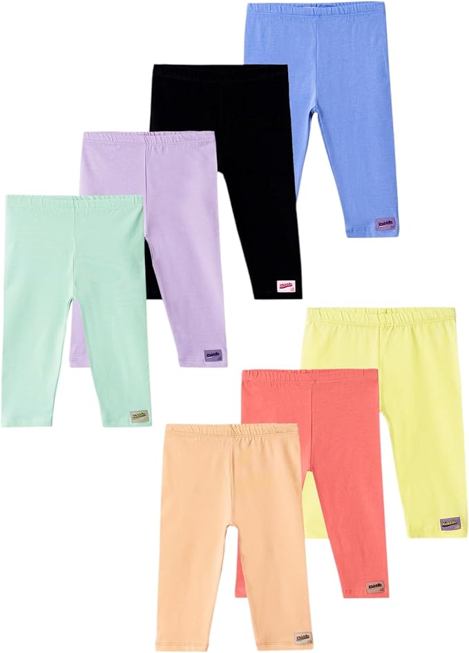 Premium Baby & Toddler Capri Leggings - Soft Cotton Blend, Durable & Perfect for Every Adventure
