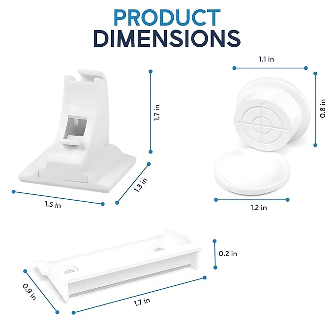 Pack of 36 Magnetic Cabinet Locks for Child Safety with 9 Keys, 3M Adhesive Easy Installation, Baby Proofing Magnetic Locks for Cabinets and Drawers (36 Locks + 9 Keys)
