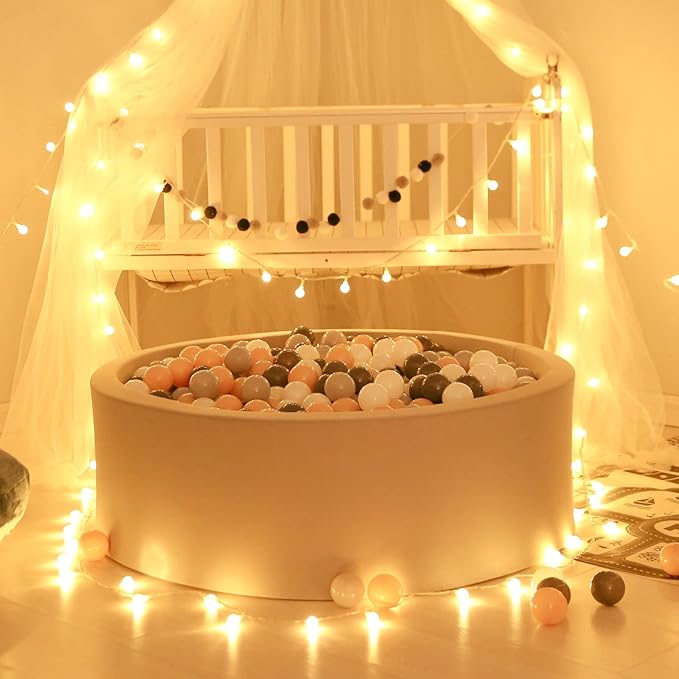 GOGOSO Ball Pits Balls for Toddlers Pack of 50 100 200 Plastics Shape Ball Non-Phthalate Non-BPA Non-Toxic 2.2-Inch Crush Proof Play Balls