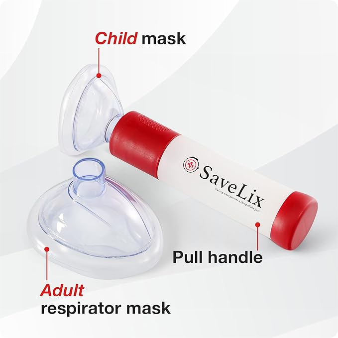 Anti-Choking Device – Portable Airway Suction Device & First Aid Kit for Adults & Children – Lightweight & Compact Emergency Solution for Home, Car & Travel