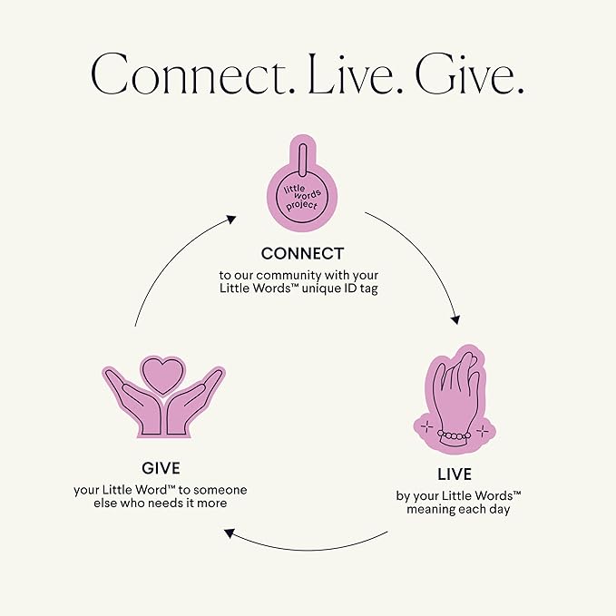 Little Words Project Bead Kit, DIY Bracelet Making Kit, Includes Colorful and Novelty Beads, Letter Blocks, String, Instruction Booklet & More, Fun & Creative Gift for All Ages Create Custom Bracelets